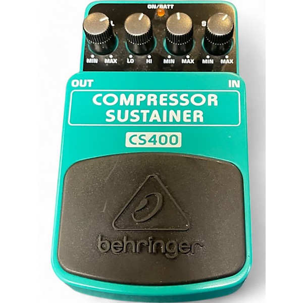 Used Behringer CS400 Compressor Sustainer Effect Pedal