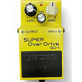 Used BOSS SD1 Super Overdrive Effect Pedal