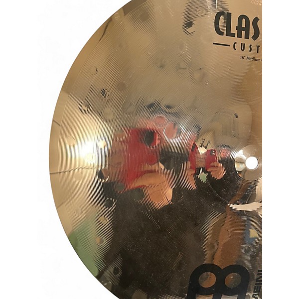 Used MEINL 16in Classic Custom Medium Crash Cymbal