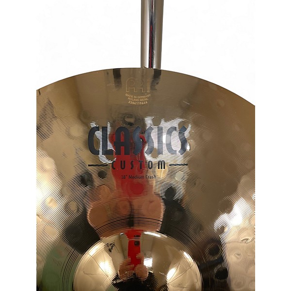 Used MEINL 18in Classic Custom Medium Crash Cymbal