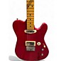 Used 2010s Buzz Feiten BLUES PRO Trans Red Solid Body Electric Guitar