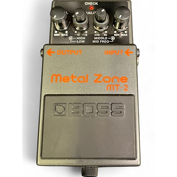 Used BOSS MT2 Metal Zone Distortion Effect Pedal