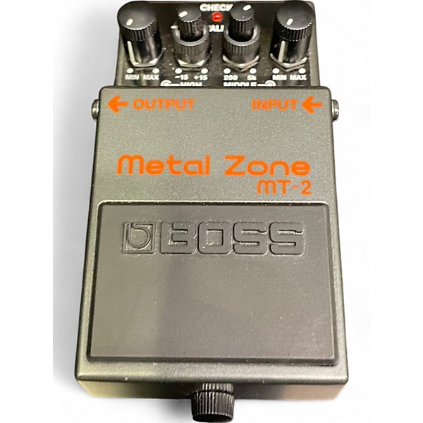 Used BOSS MT2 Metal Zone Distortion Effect Pedal