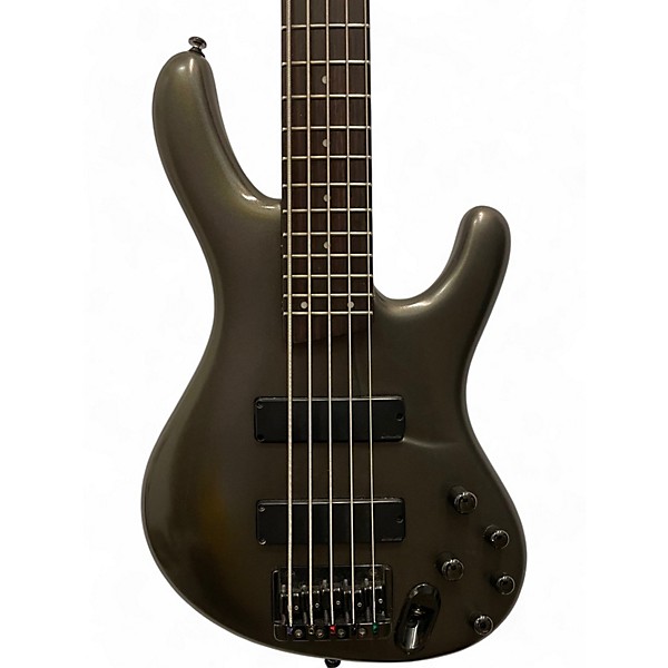 Used Ibanez Ergodyne 5 String Black Electric Bass Guitar