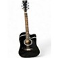 Used Esteban American Legacy Black and Silver Acoustic Electric Guitar thumbnail