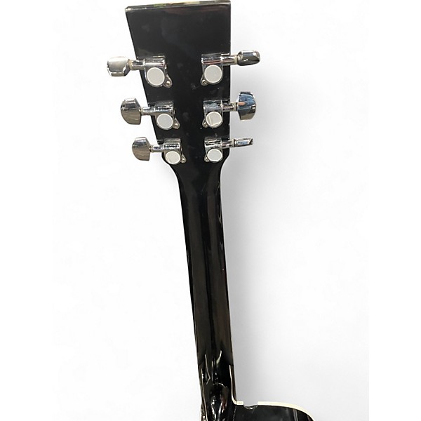 Used Esteban American Legacy Black and Silver Acoustic Electric Guitar