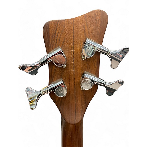 Used 2020 Warwick Pro Series Standard Corvette 4 String Fretless Natural  Electric Bass Guitar