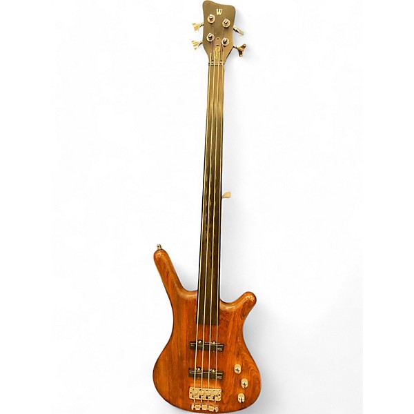 Used 2020 Warwick Pro Series Standard Corvette 4 String Fretless Natural  Electric Bass Guitar