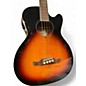 Used Fender FA-450CE 4-String Maple / Mahogany  Sunburst Acoustic Bass Guitar