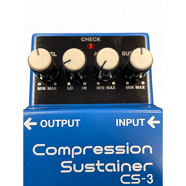 Used BOSS CS3 Compressor Sustainer Effect Pedal