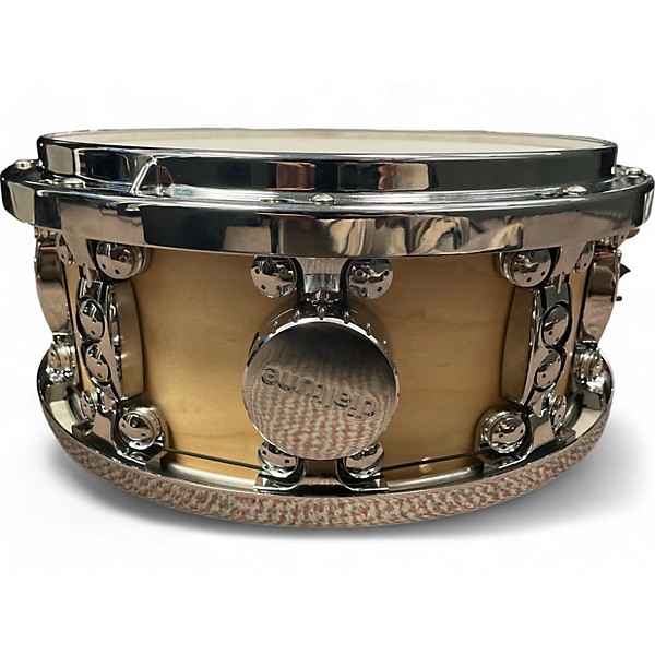 Used dialtune 14X6.5 Maple Snare Drum 14 x 6.5 in. Natural Drum