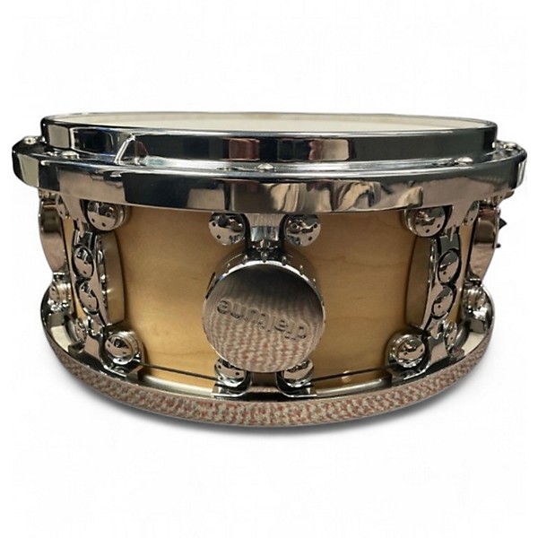 Used dialtune 14X6.5 Maple Snare Drum 14 x 6.5 in. Natural Drum