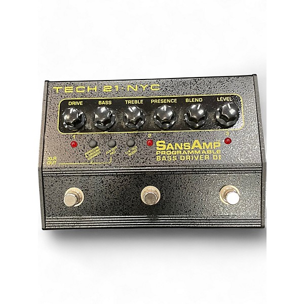 Used Tech 21 Sansamp PBDR Bass Driver DI Bass Effect Pedal