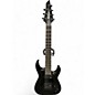 Used Jackson JS22-7 Dinky 7 String Black Solid Body Electric Guitar