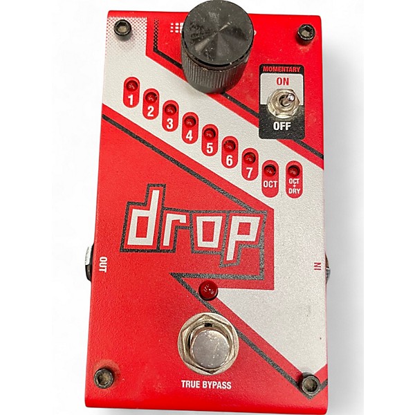 Used DigiTech The Drop Polyphonic Drop Tune Pitch-Shifter Effect Pedal