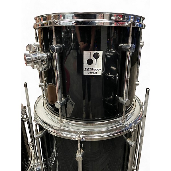 Used SONOR 5 Piece Force 2001 Ebony Drum Kit