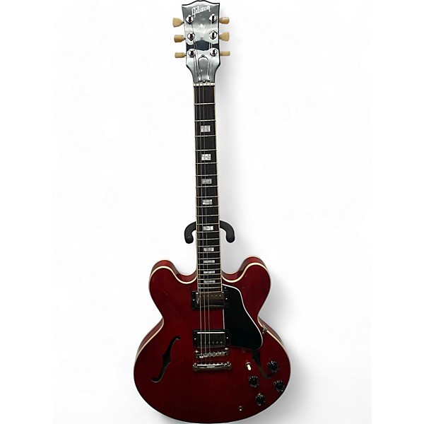 Used Gibson ES335 Cherry Solid Body Electric Guitar