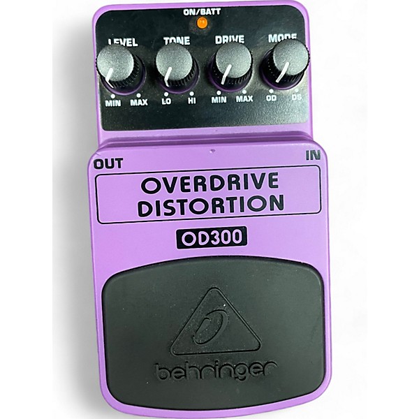 Used Behringer OD300 Overdrive/Distortion Effect Pedal