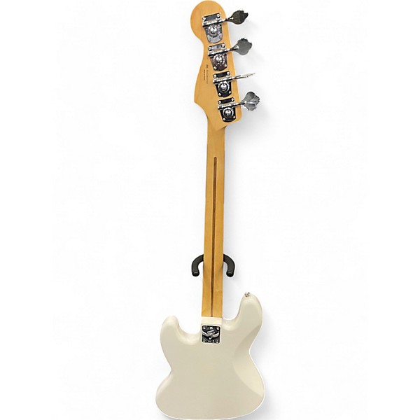 Used Fender player jazz bass fretless White Electric Bass Guitar