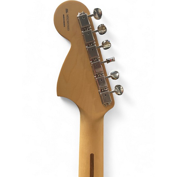 Used Fender Tom Delonge Signature Stratocaster Yellow Solid Body Electric Guitar