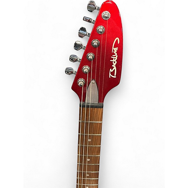 Used Backlund MODEL 100 Candy Apple Red Solid Body Electric Guitar