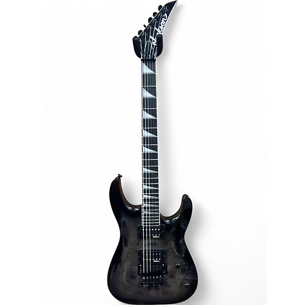 Used Jackson JS32 DINKY FLOYD ROSE BURL Trans Black Solid Body Electric Guitar,New Products : American Fashion Style Bags On Sale