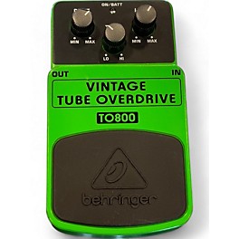 Used Behringer TO800 Vintage Tube Overdrive Effect Pedal