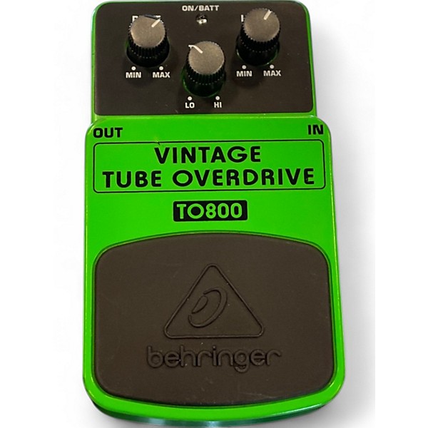 Used Behringer TO800 Vintage Tube Overdrive Effect Pedal