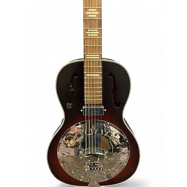 Used Recording King RPH-R2-E Dirty 30s Minnie Bucker 2 Color Sunburst Resonator Guitar