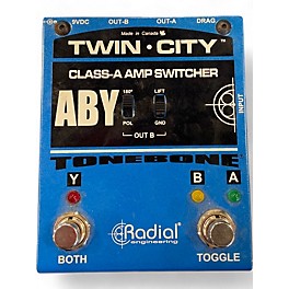 Used Radial Engineering Bones Twin City ABY Bypass Pedal