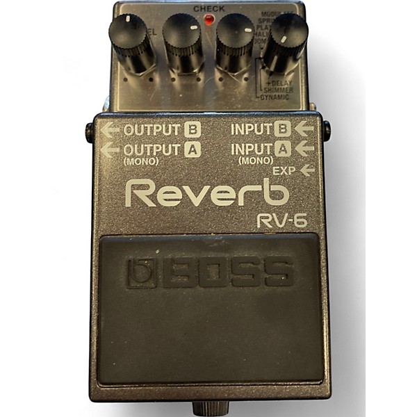 Used BOSS RV6 Digital Reverb Effect Pedal