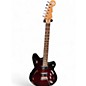 Used Reverend Airsonic metallic red burst Hollow Body Electric Guitar thumbnail