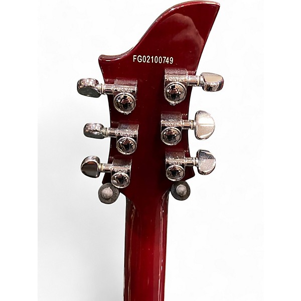 Used Fernandes Ravelle Wine Red Solid Body Electric Guitar