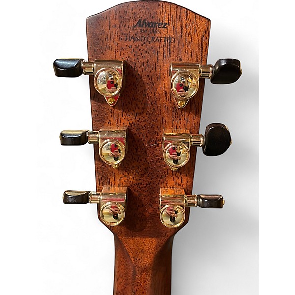 Used Alvarez MDA77CEARSHB Natural Acoustic Electric Guitar