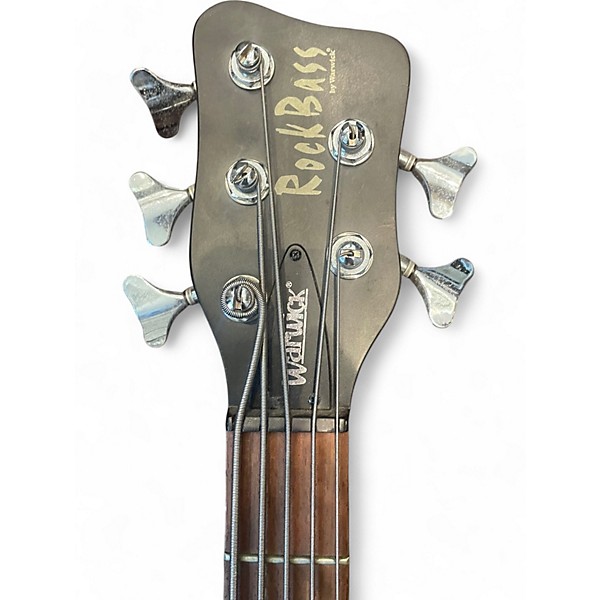 Used RockBass by Warwick CORVETTE 5 Black Electric Bass Guitar