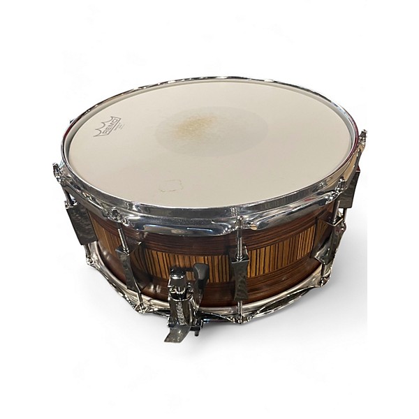 Used 2015 Pork Pie 14in Snare Drum rosewood Zebraeood Drum