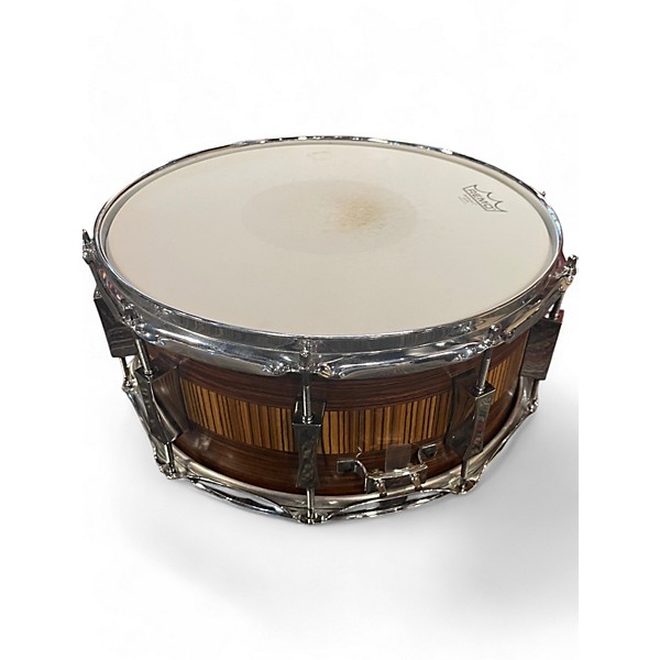 Used 2015 Pork Pie 14in Snare Drum rosewood Zebraeood Drum