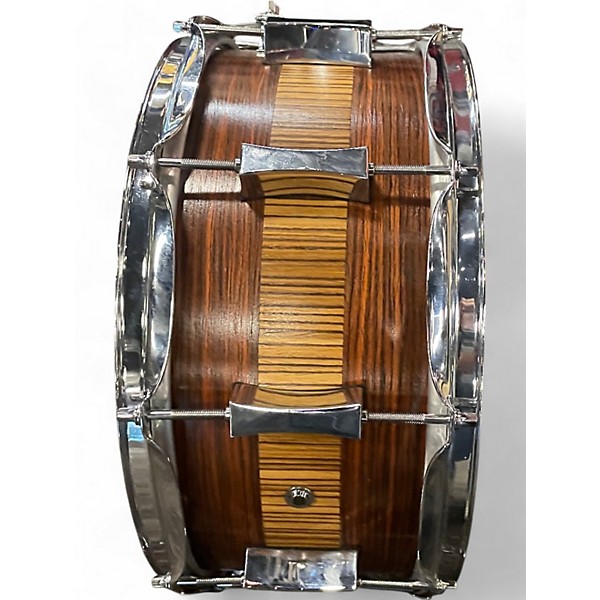 Used 2015 Pork Pie 14in Snare Drum rosewood Zebraeood Drum