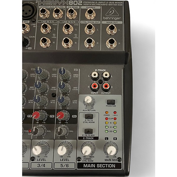 Used Behringer Xenyx 802 Unpowered Mixer