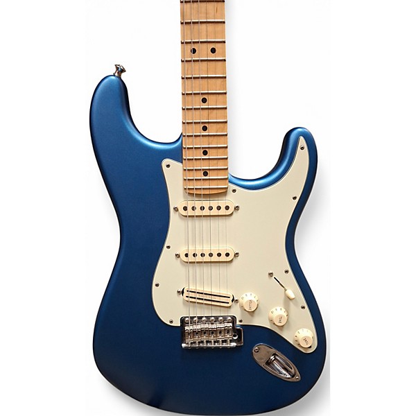 Used Fender American Performer Stratocaster SSS Blue Solid Body Electric Guitar