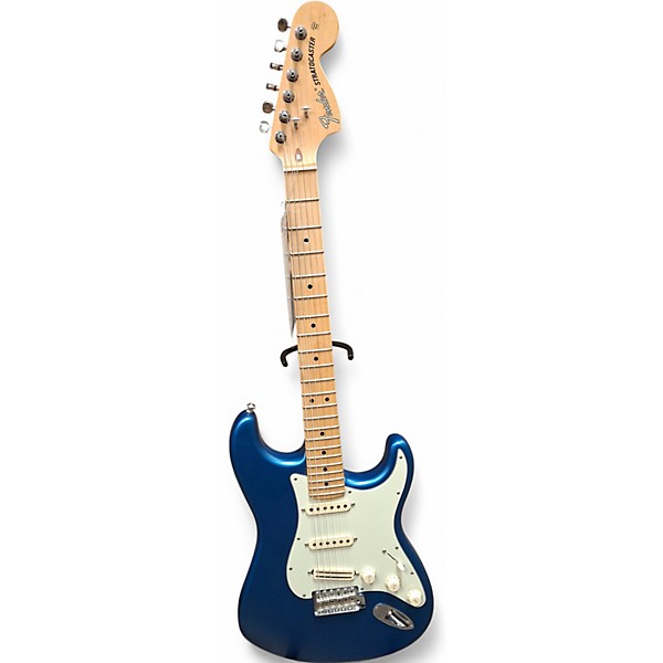 Used Fender American Performer Stratocaster SSS Blue Solid Body Electric Guitar
