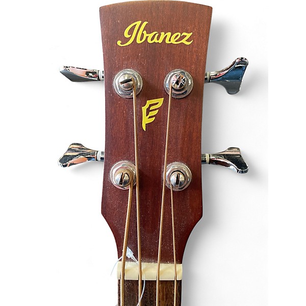Used Ibanez PCBE12MHOPN3U07 Brown Acoustic Bass Guitar