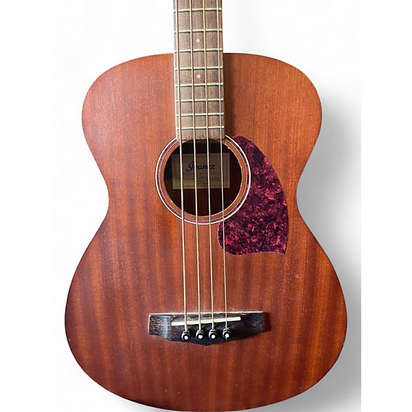 Used Ibanez PCBE12MHOPN3U07 Brown Acoustic Bass Guitar