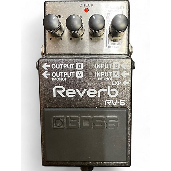 Used BOSS RV6 Digital Reverb Effect Pedal