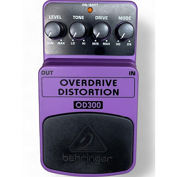 Used Behringer OD300 Overdrive/Distortion Effect Pedal