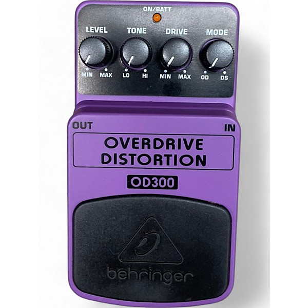 Used Behringer OD300 Overdrive/Distortion Effect Pedal