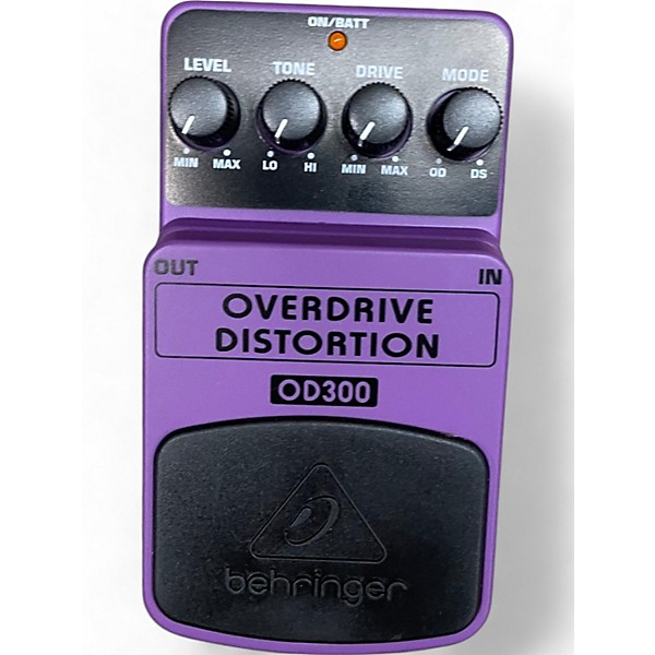 Used Behringer OD300 Overdrive/Distortion Effect Pedal