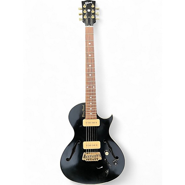 Used Gibson Blues Hawk Black Hollow Body Electric Guitar