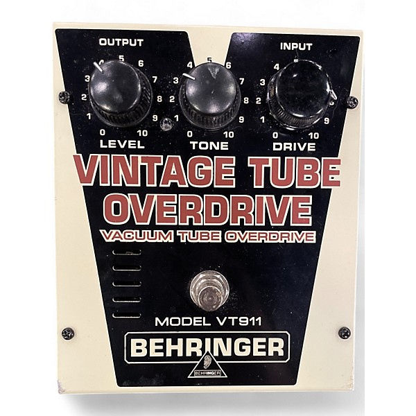 Used Behringer VT911 Vintage Tube Overdrive Effect Pedal