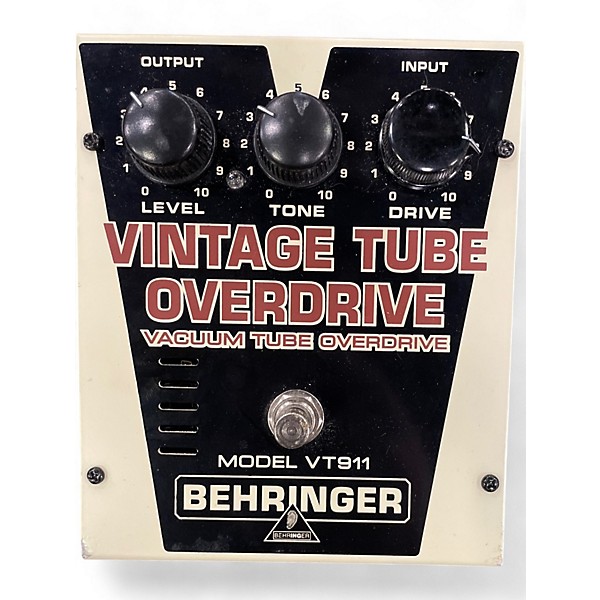 Used Behringer VT911 Vintage Tube Overdrive Effect Pedal